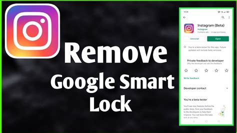 remove google smart lock